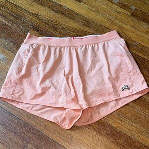Tracksmith Peach Running Shorts, XL